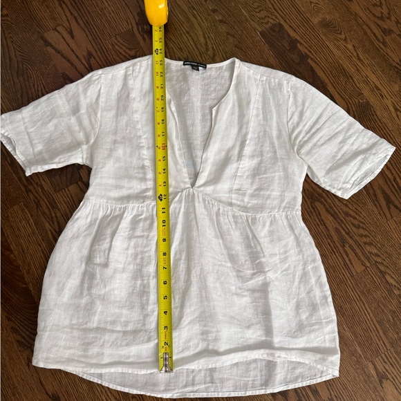 White linen shirt size small - Picture 4 of 5